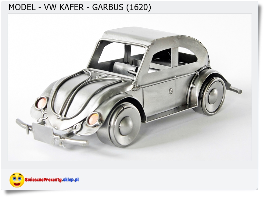 duży metalowy model VW garbus